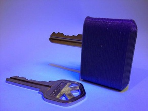 deadbolt key handle replacement parts door knob 3d print model - Mito3D