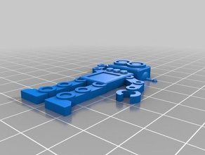hi robot keychains customized 3d print model - Mito3D