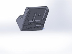 dock per samsung galaxy note 4 telefono cellulare 3d print model - Mito3D