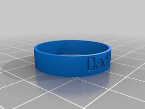 my customized ring - inside out 3 rings 3d print model - Mito3D
