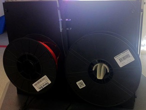 support de bobine filaments grandes replicator 2 Imprimante 3d accessoires filament titulaire la spoolholder 3d print model - Mito3D