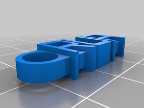 llavero de la rua organización personalizado 3d print model - Mito3D