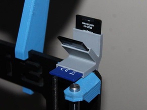 prusa i3 hephestos card holder 3d printer accessories 3d print model - Mito3D