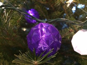 polyhedral light string ornaments decor 3dhubs bling christmas decoration geek gift led lights math mathematical ornament polyhedra polyhedron 3d print model - Mito3D