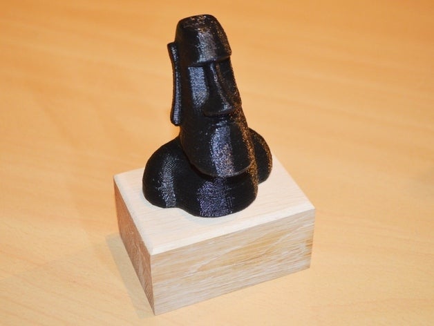 estátua moai criaturas 3D print model - Mito3D