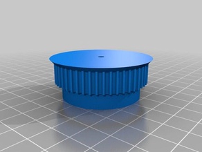 htd 3m 50tooth parametric pulley - lots tooth profiles 3d printer parts customized 3d print model - Mito3D