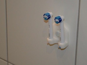 braun oral b toothbrush holder bathroom 3d print model - Mito3D