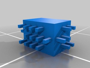 kallel peludo cubo art personalizado 3d print model - Mito3D