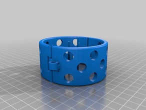 mycuff experiment Armbänder kundengebundene 3d print model - Mito3D