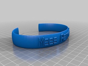 mees bracelets customized 3d print model - Mito3D