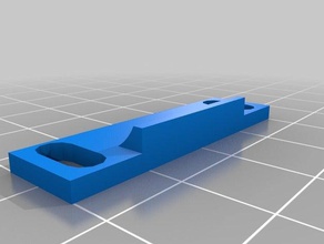 my customized catch cabinet latch replacement parts 3d print model - Mito3D