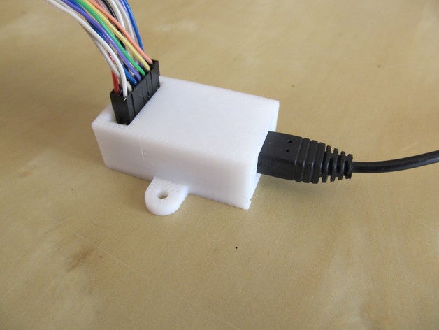 fadecandy cas de l'électronique adafruit contrôleur led 3D print model - Mito3D