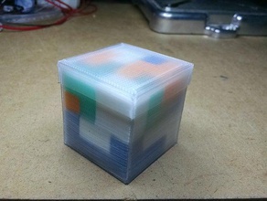 Inhaber paranoia cube Spielzeug & game Zubehör box puzzle 3d print model - Mito3D