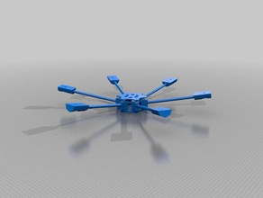 hexacopter modello di robot 3d print model - Mito3D