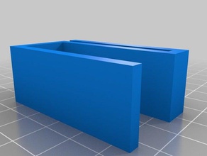 16,7 mm dick Tabelle z-clip Haushalt kundengebundene 3d print model - Mito3D