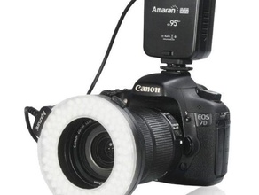 'amaran lumière led ring bouchon d'objectif de la caméra canon le 3d print model - Mito3D