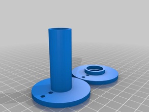 parametric solenoid spool other electromagnet electronics openscad 3d print model - Mito3D