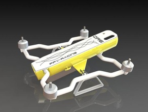 dr-6 fpv racing des véhicules drone multicopte multicopter quadricoptere de course rc 3d print model - Mito3D