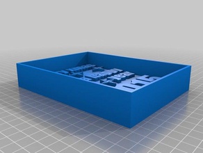 merry christmas box 3d printing merrychristmas 3d print model - Mito3D