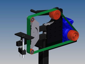 linisher platen idler roller machine tools belt grinder knife 3d print model - Mito3D