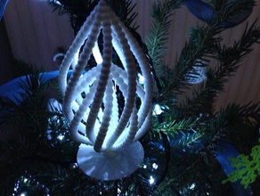 christmas ornament decor ornaments holiday openscad 3d print model - Mito3D