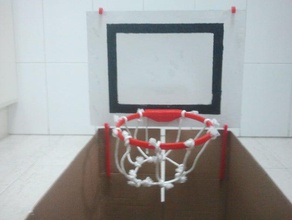 basketball bin sport & outdoors paper play 3d print model - Mito3D