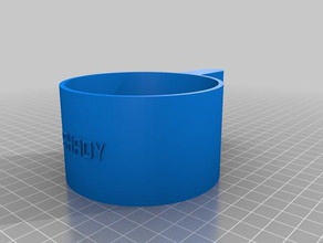 my customized pet food scoop 1 cup pets 3d print model - Mito3D