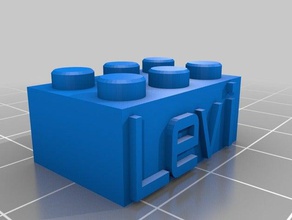 levi lego costruzione di giocattoli su misura 3d print model - Mito3D