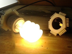 iluminação elemento outros 3d elementos -- lâmpada openscad parte 3d print model - Mito3D