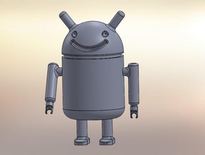 android 3 Modell-Roboter 3d print model - Mito3D