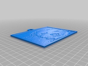 chewie lito büyük 2d sanat özelleştirilmiş 3d print model - Mito3D