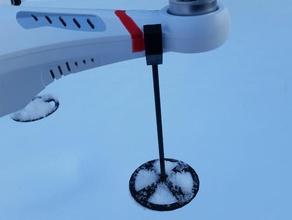 cheerson cx 20 quanum nova quadcopter luna lander zapatos de buena calidad la nieve r c vehículos cx-20 cx20 engranaje el aterrizaje tren 3d print model - Mito3D