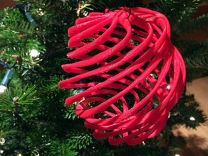 helicoidal adorno del árbol de navidad decoración hélice ornamento 3d print model - Mito3D