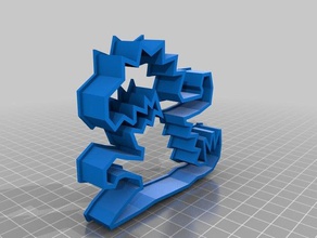 dino rabbia cookie cutter cucina & sala da pranzo cookiecutter i 3d print model - Mito3D