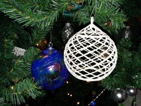 xmas ball ornament decor christmas decoration 3d print model - Mito3D