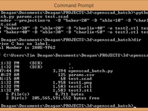 openscad csv piloté par lot exportateur ligne de commande outil python 3d print model - Mito3D