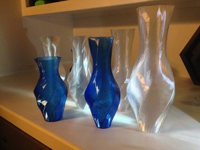 new vase x9 art 3d print model - Mito3D