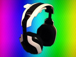 custom holder music headphone 3d print model - Mito3D