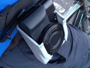 sony dsc-rx100 holster belt loop camera rx100 3d print model - Mito3D