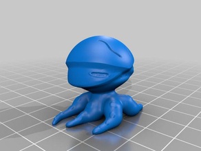 baby Tentakel Kreaturen 3d print model - Mito3D