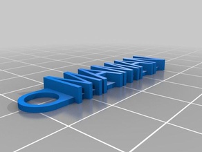 maman llavero organización personalizado 3d print model - Mito3D