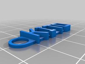 kito keychain 2 de l'organisation personnalisé 3d print model - Mito3D