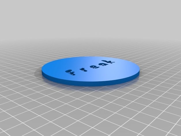 my customized customizeable drink coaster 3d printing 3D print model - Mito3D
