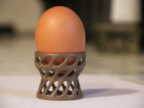 coquetier v3 kitchen & dining egg cup voronoi 3d print model - Mito3D