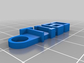 tibo chaveiro organização personalizado 3d print model - Mito3D