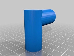 angle pipe 12mm replacement parts 3d print model - Mito3D