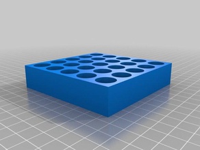 cryovial rack tool holders & boxes customized 3d print model - Mito3D