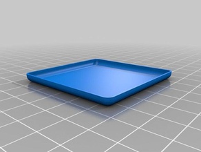 square tray organization customized 3d print model - Mito3D