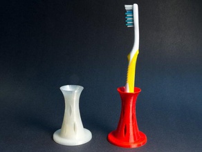 titular de cepillo dientes cuarto baño 3d print model - Mito3D