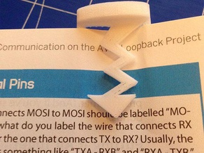 şimşek işareti organizasyon kitap yer imi imleri Yıldırım kıvılcım 3d print model - Mito3D